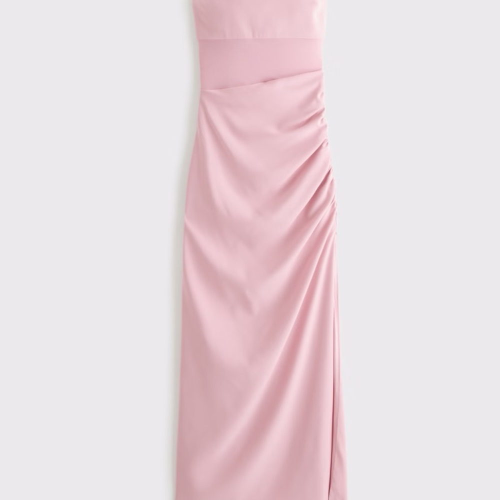 Abercrombie Sheer Draped Maxi Dress petite